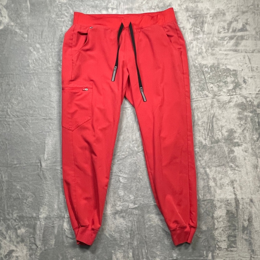 Figs Women's Red Scrub Jogger Pants
